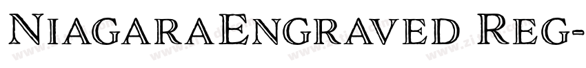 NiagaraEngraved Reg字体转换